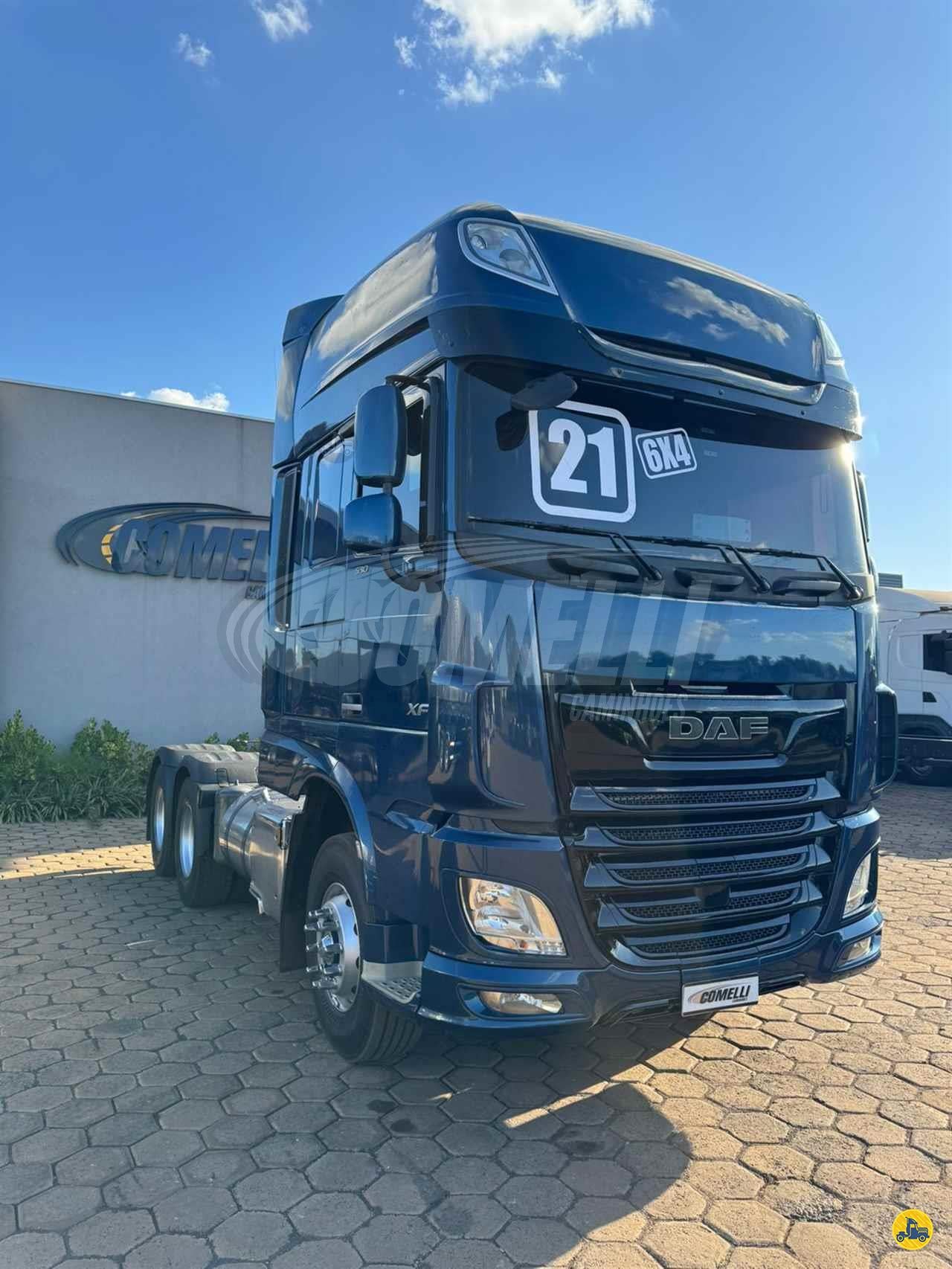 Marca/ Modelo: DAF/XF530 Ano/Modelo: 2020/2021 Quilometragem: 269k Tração: 6x4 molas Câmbio: Automático Cor: Azul M