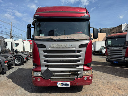 Ágio Marca/ Modelo: Scania R480 Ano/Modelo: 17/17 Quilometragem: 1075512K Tração: 6X4 Cor: Vermelho