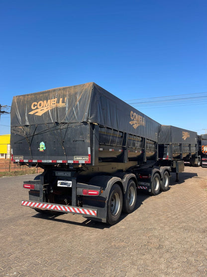 Marca/Modelo: Carreta Bitrem Graneleiro/ Ano/Modelo: 22/22 Cor: Preto