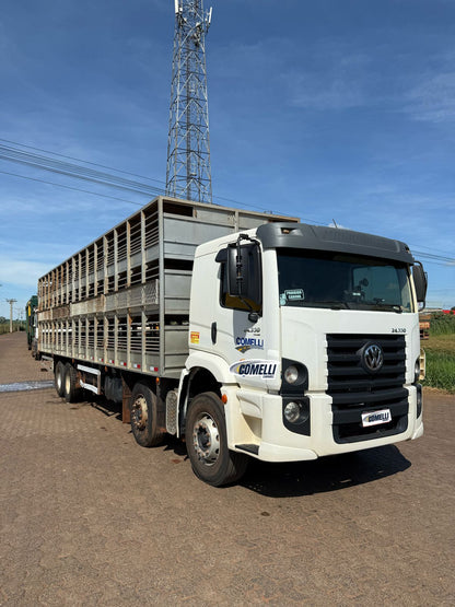 Marca/Modelo: Caminhão Volkswagen/24.330  Ano/Modelo: 2019/2020 Tração: Bitruck 8x2 Quilometragem: 459K OBS: Sem gaiola