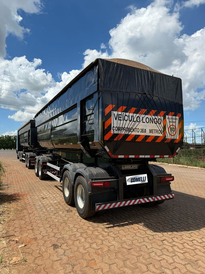 Marca/Modelo:Rodocaçamba Librelato Premium Ano/Modelo: 22/22 Cor: Preta Sem pneus