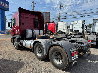 Ágio Marca/ Modelo: Scania R480 Ano/Modelo: 17/17 Quilometragem: 1075512K Tração: 6X4 Cor: Vermelho